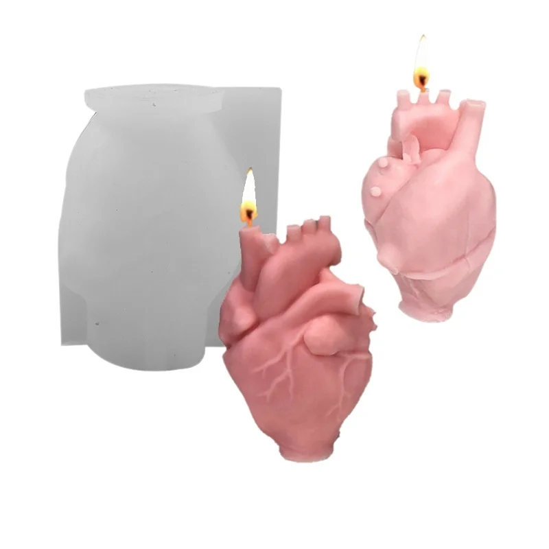Candle Making Kits - DIY человеческое сердце силиконовые формы для